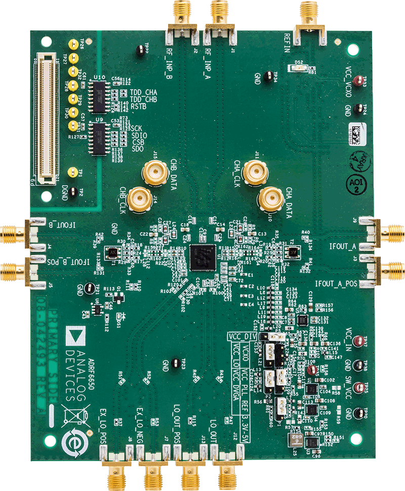 ADRF6650 Evaluation Board