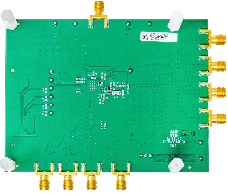 ADRF6850-EVALZ Evaluation Board - Bottom View