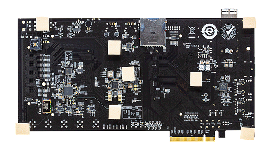 ADRV2CRR-FMC Evaluation Board - Bottom View