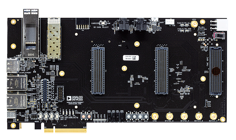 ADRV2CRR-FMC Evaluation Board - Top View