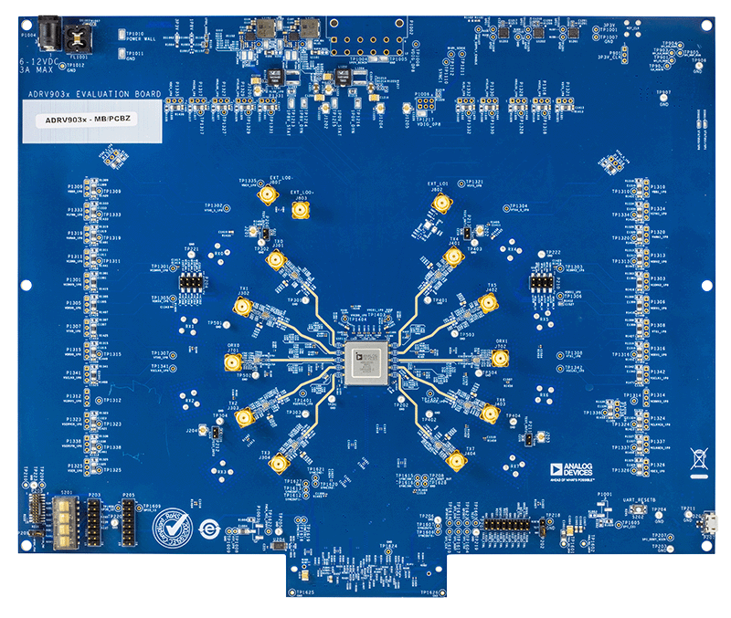 EVAL-ADRV903x Board Photo Top View