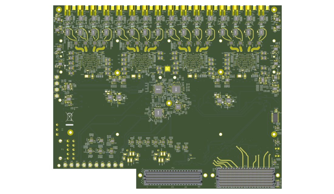 ADXBAND16EBZ Bottom Evaluation Board