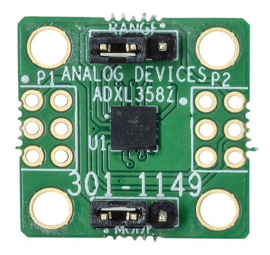 EVAL-ADXL358 Evaluation Board - Top View
