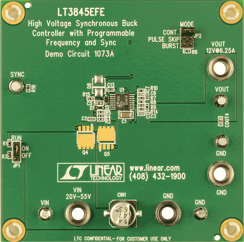 DC1073A Demo Board