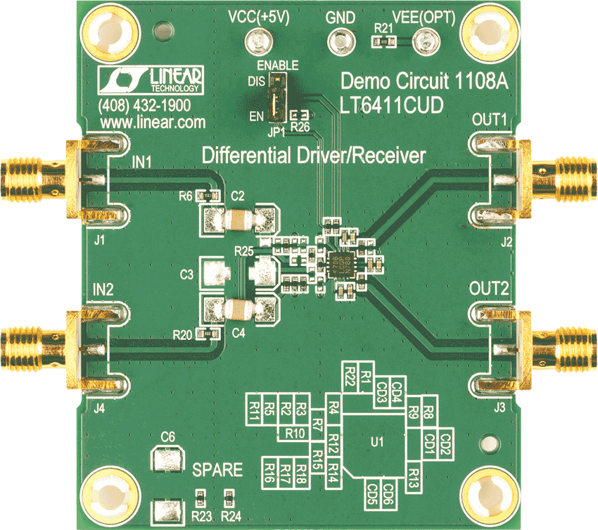 DC1108A Demo Board