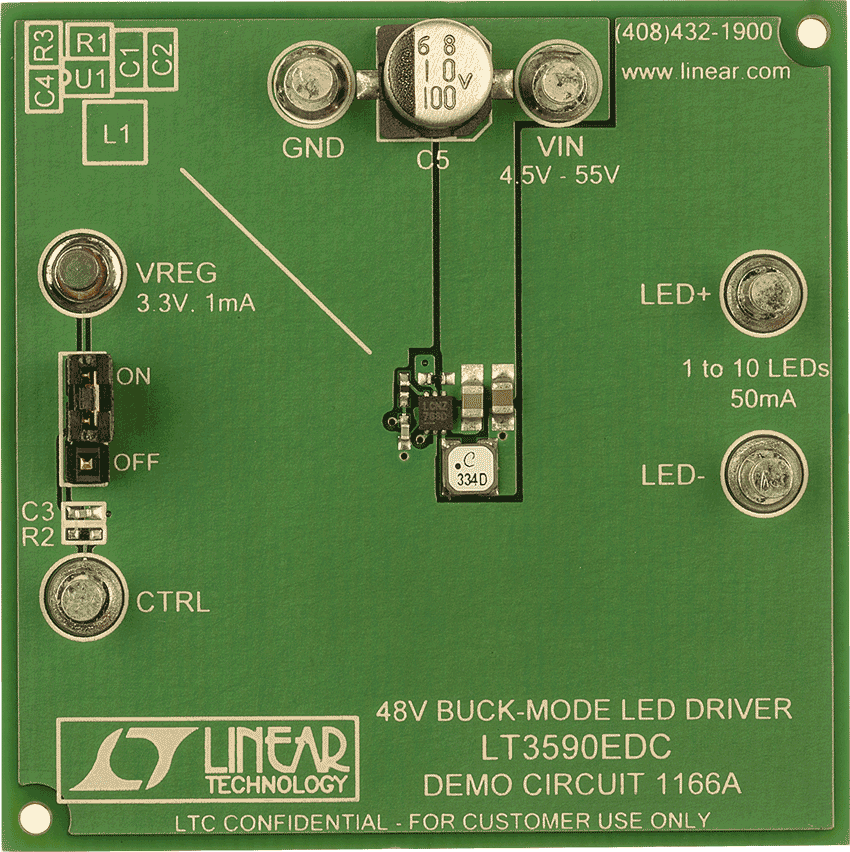 DC1166A Demo Board