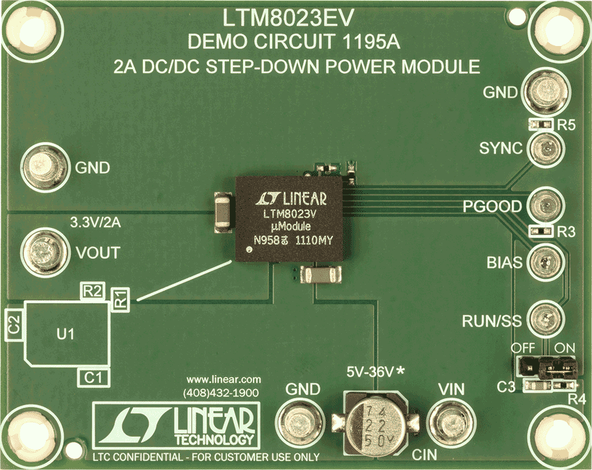 DC1195A Demo Board