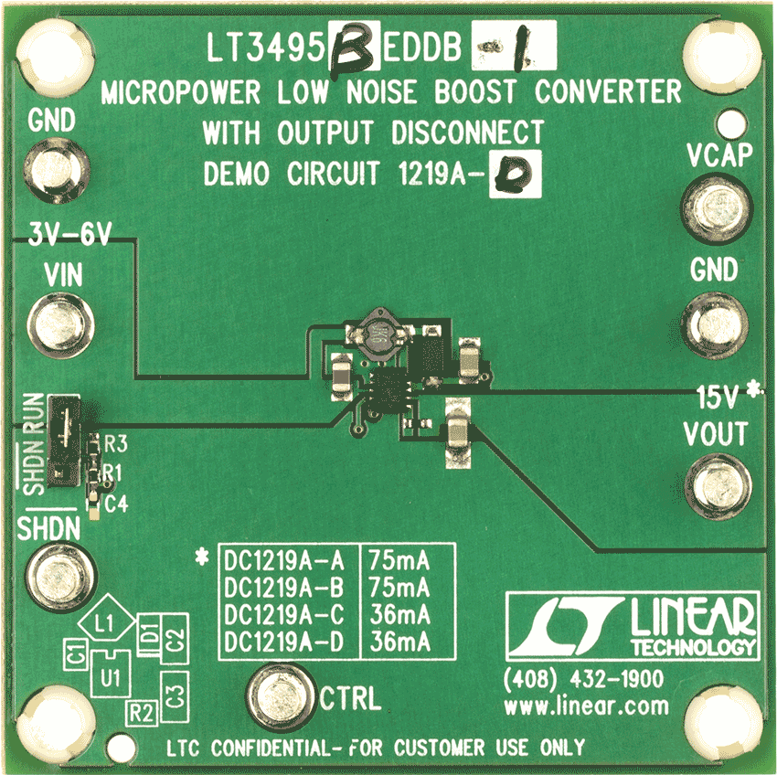 DC1219A-D Demo Board