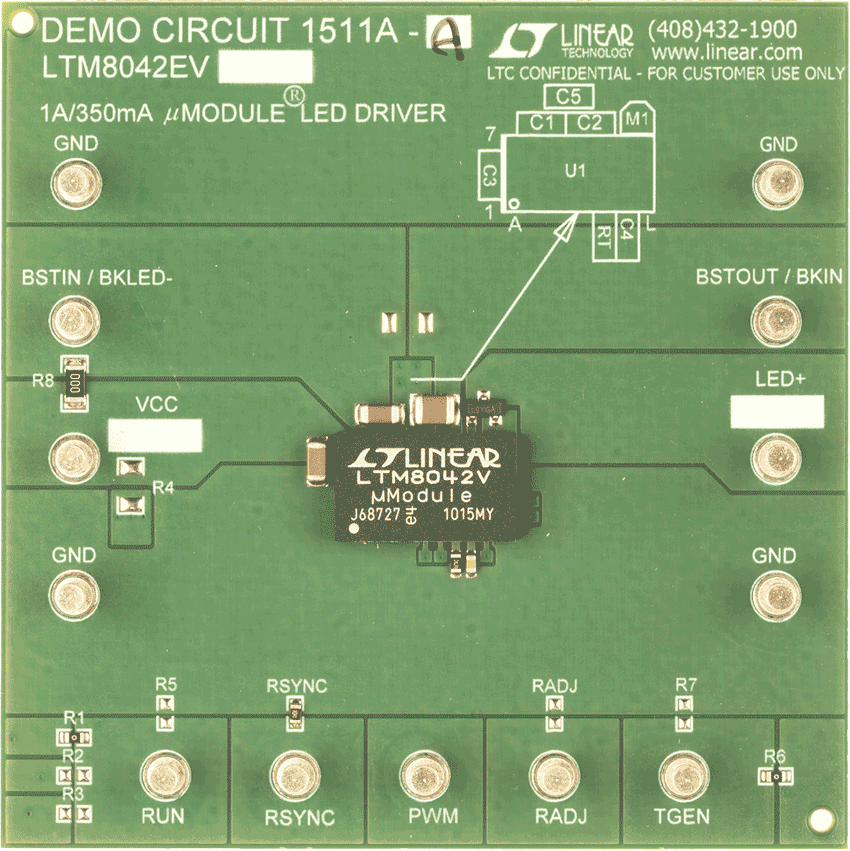 DC1511A-A Demo Board