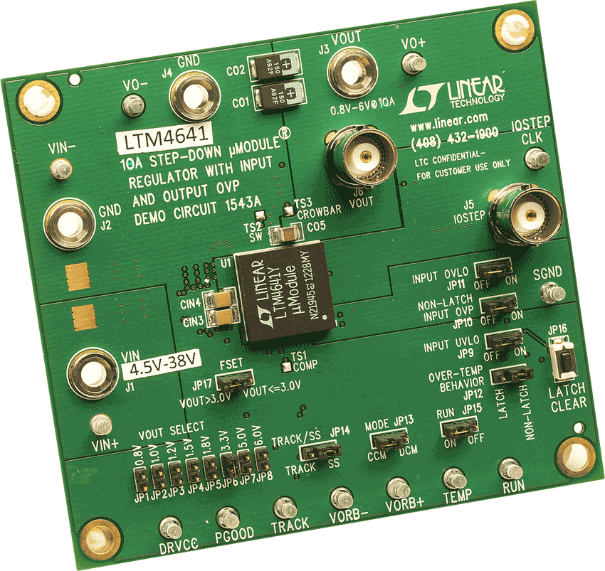 DC1543A Demo Board