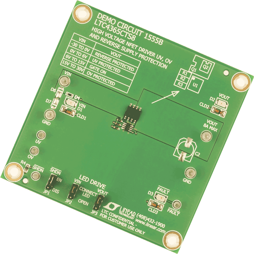 DC1555B Demo Board