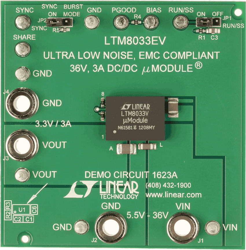 DC1623A Demo Board