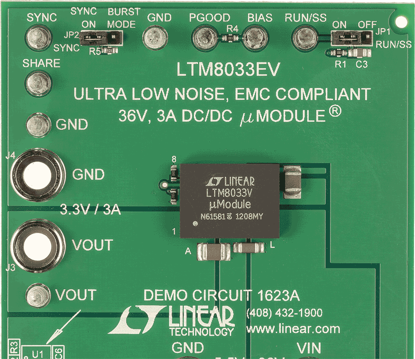 DC1623A Demo Board