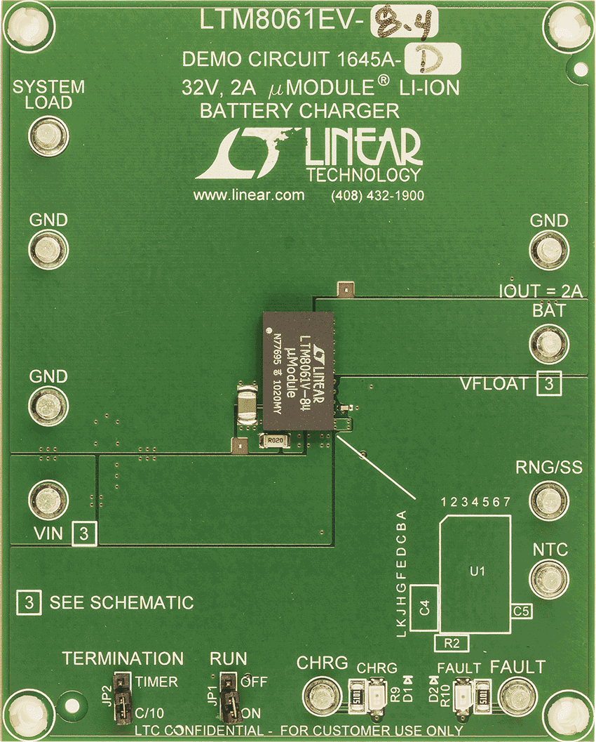 DC1645A-D Demo Board