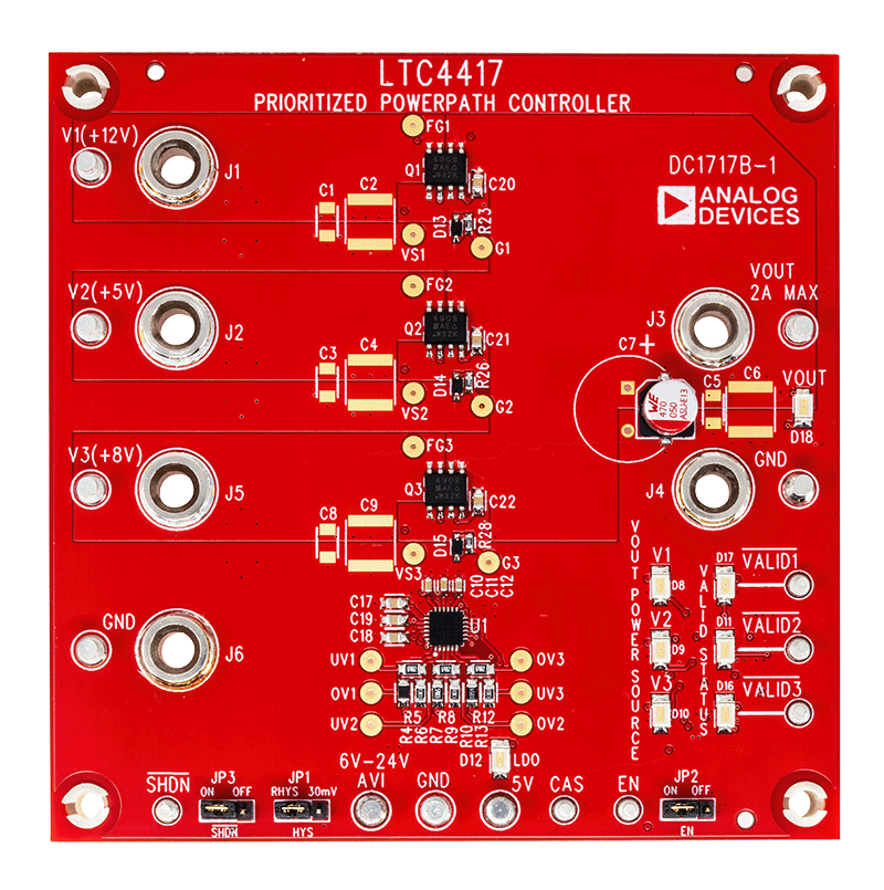 DC1717B Board Photo Top