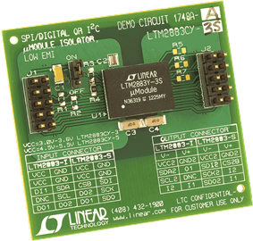 DC1748A-A-LTM2883CY-3S Demo Board