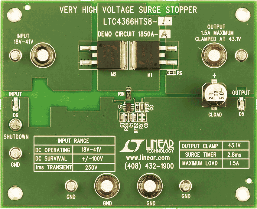 DC1850A-A Demo Board