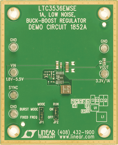 DC1852A-LTC3536EMSE Demo Board