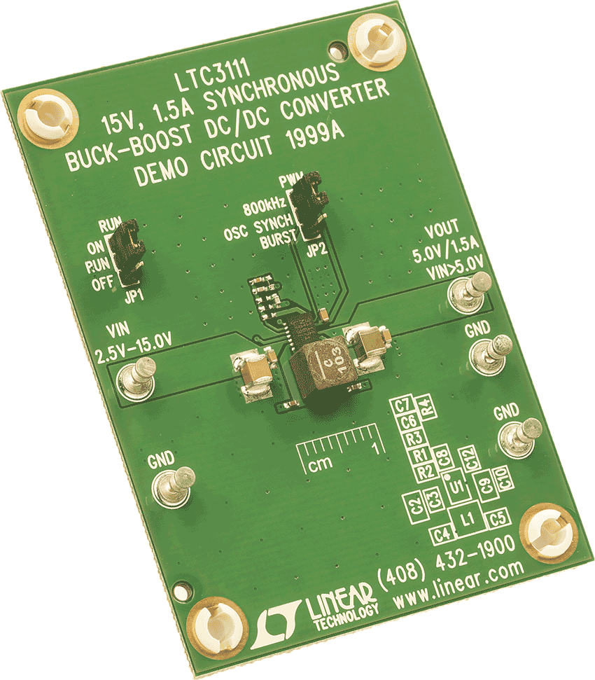 DC1999A-LTC3111EDE Demo Board
