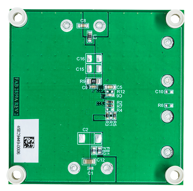 DC2859A Evaluation Board - Bottom View