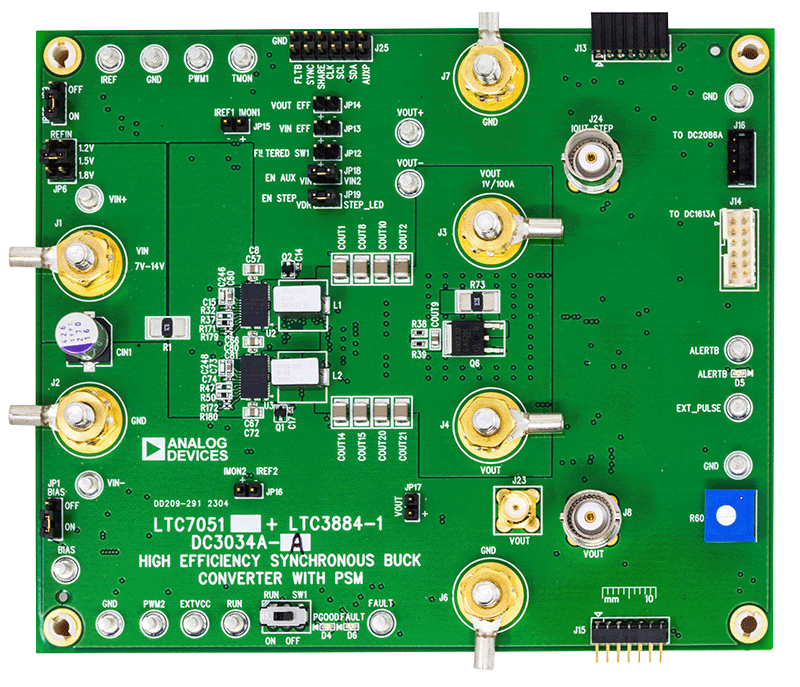 DC3034A-A Board Photo Top View