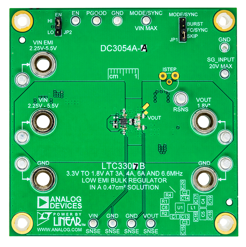 DC3054A-A Evaluation Board - Top View