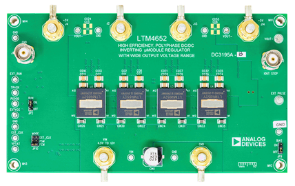 DC3195A-B Evaluation Board Photo Top View
