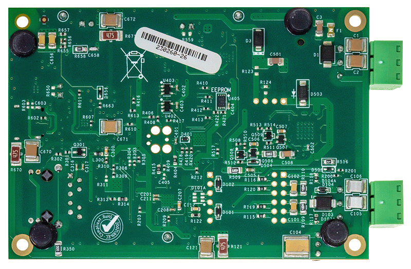 DEMO-ADIN1100D2Z Board Photo Bottom View