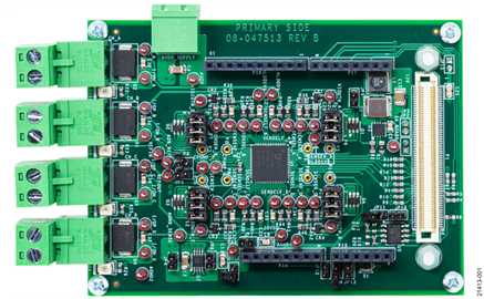 AD74412R Evaluation Board - Top View