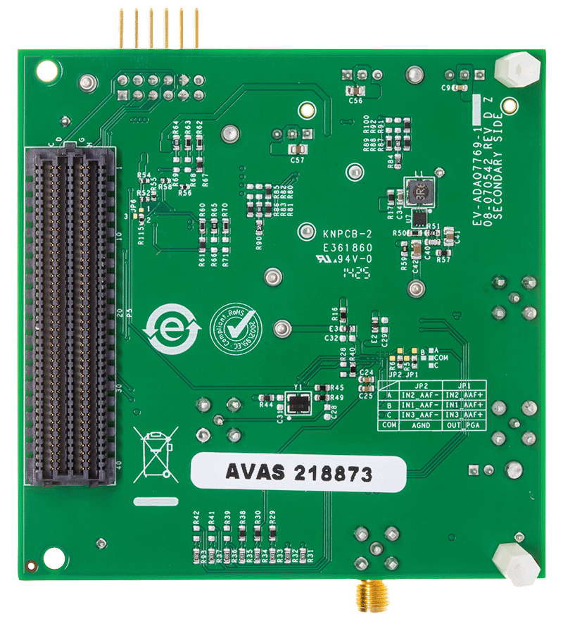 EVAL-ADAQ7769-1 Board Photo Bottom View