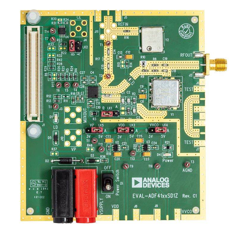 ADF4106 Evaluation Board - Top View