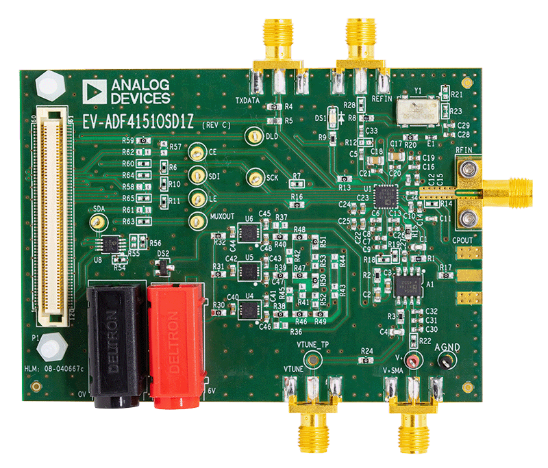 EVAL-ADF41510 Board Photo Top View