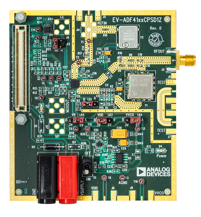ADF4153A Evaluation Board - Top View
