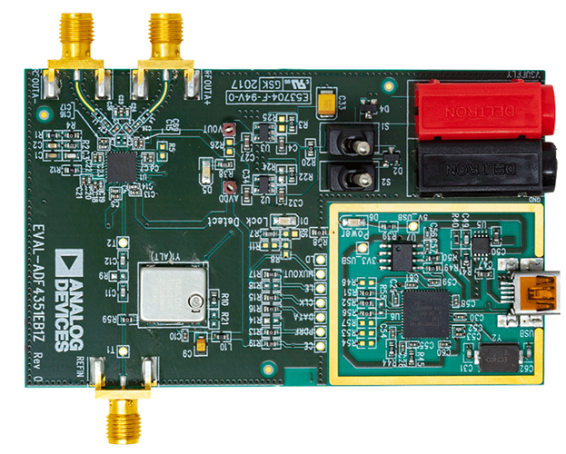 ADF4351 Evaluation Board - Top View