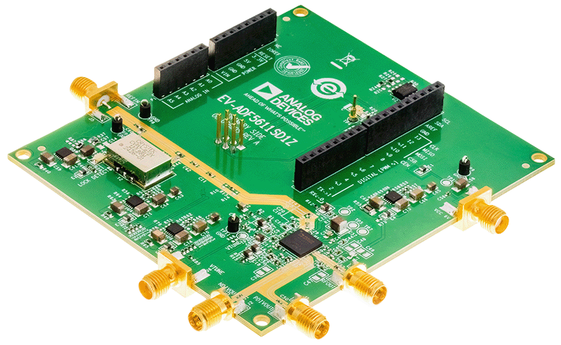 EVAL-ADF5611SD1Z Board Photo Angle View