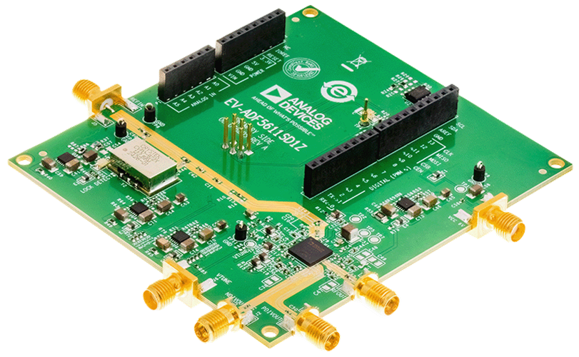 EVAL-ADF5611SD1Z Board Photo Angle View