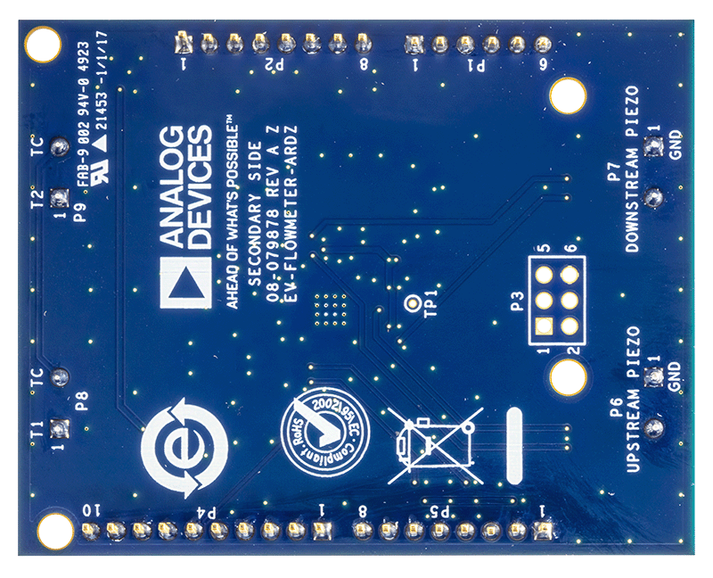 EV-FLOWMETER-ARDZ Board Photo Bottom View