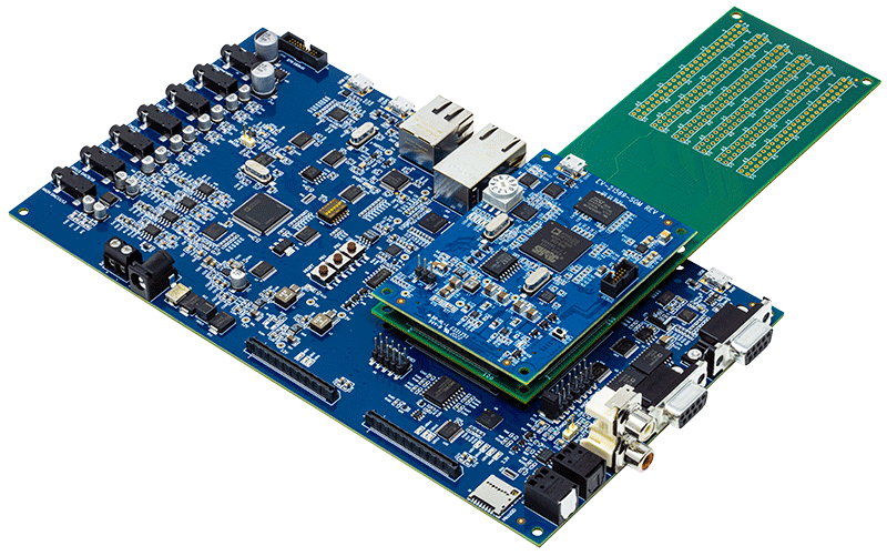 Shown with EV-21569-EZKIT Evaluation System