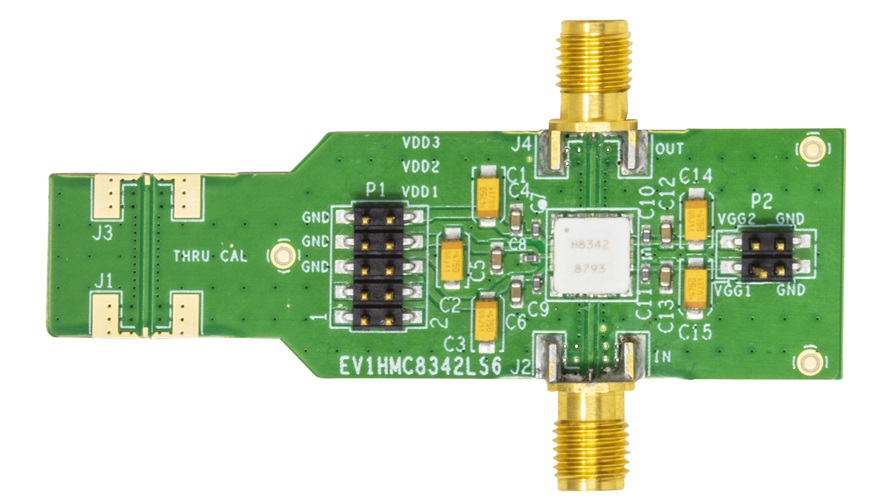 HMC8342 Evaluation Board - Top