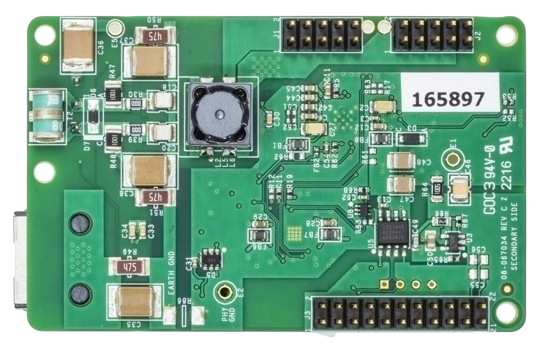 EVAL-10BT1L-SMC-AZ Bottom evaluation board
