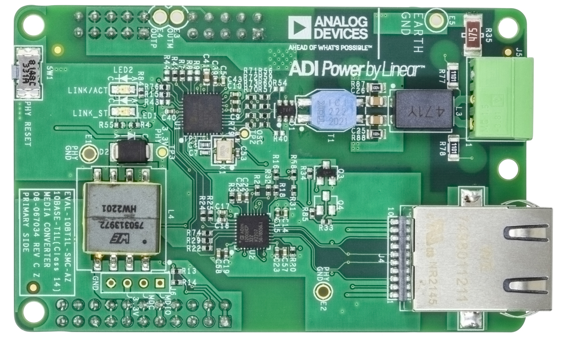 EVAL-10BT1L-SMC-AZ Top evaluation board