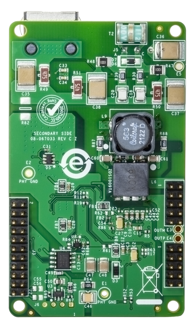 EVAL-10BT1L-SMC-BZ Bottom evaluation board