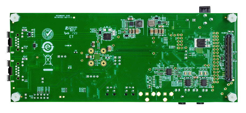 EVAL-AD2437A1MZ Evaluation Board - Bottom View