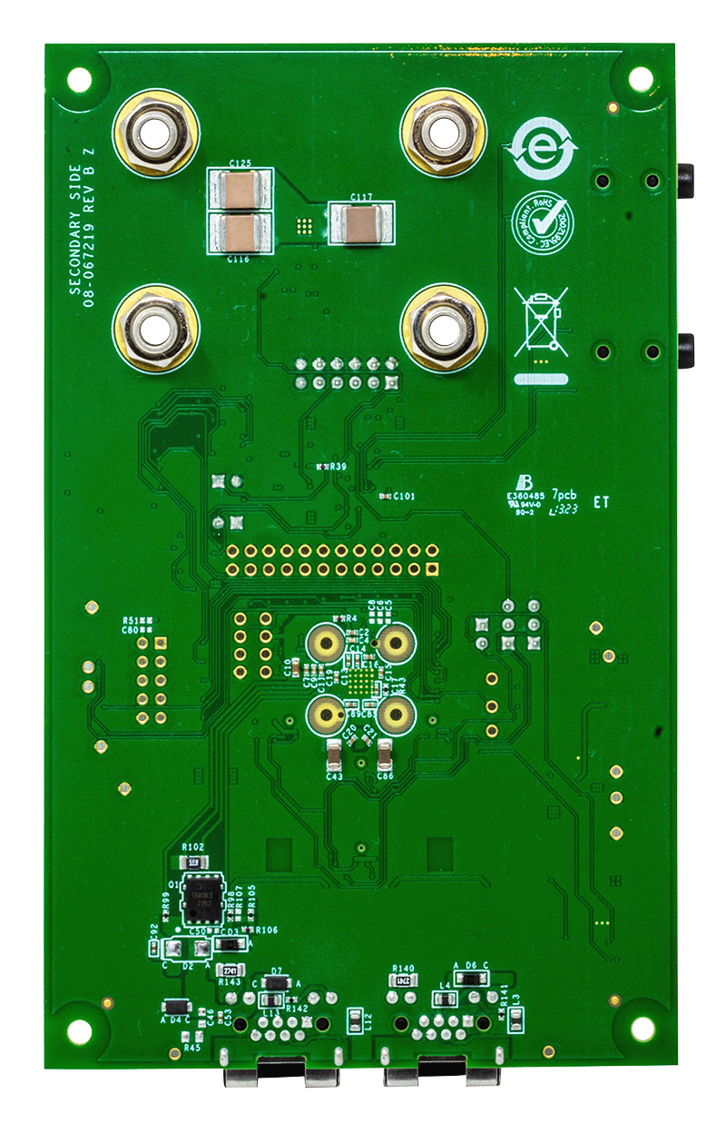 EVAL-AD2437B1MZ Evaluation Board - Bottom View