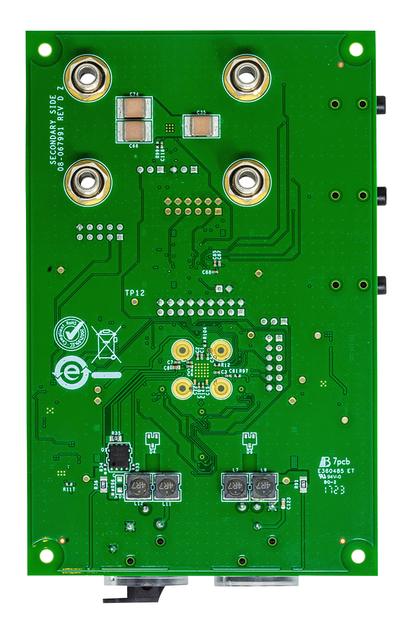 EVAL-AD2437B1NZ Evaluation Board - Bottom View