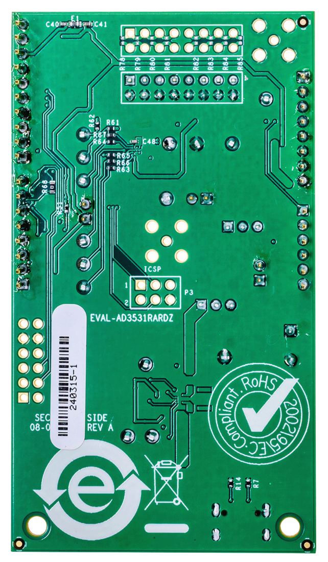 EVAL-AD3531R Evaluation Board Photo Bottom View