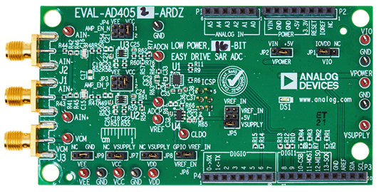 EVAL-AD4052-ARDZ Board Photo Top View