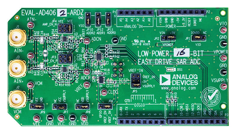 EVAL AD4062-ARDZ Board Photo Top View