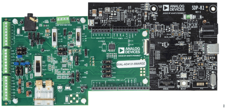 Hardware Configuration, Setting up the EVAL-AD4131-8WARDZ Evaluation Board