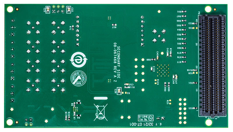 EVAL-AD4134FMCZ Evaluation Board - Bottom View